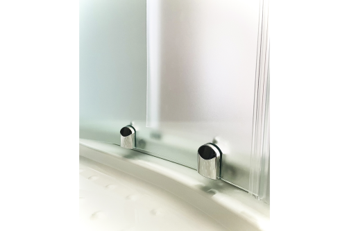 Душевой уголок Royal Bath BK RB90BK-C 90х90 стекло матовое профиль белый - фото 2