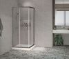 Душевой уголок Azario Seattle AZ-131 S A 80*80*195 80х80 стекло прозрачное профиль хром без поддона