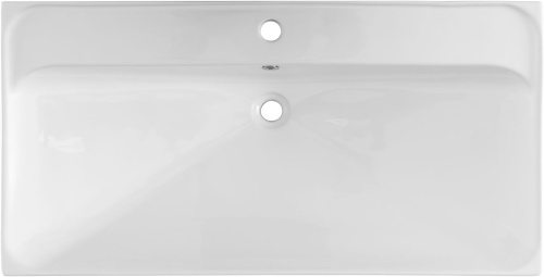 Раковина Aquanet Flash 00333269 полувстраиваемая цвет белый - фото 2