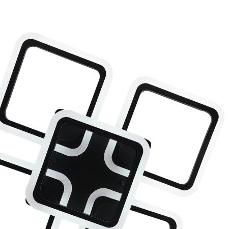 Люстра потолочная Natali Kovaltseva Spektr (Спектр) HIGH-TECH LED LAMPS 82022 BLACK