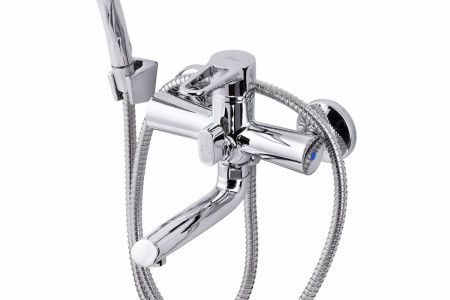 Смеситель для ванны и душа FAUZT FZs-243-B100 настенный хром