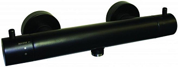 Смеситель для душа Paffoni Light LIQ168ENO настенный черный с термостатом