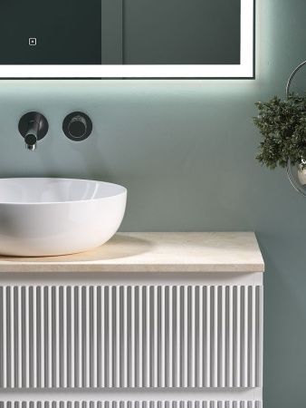 Тумба под раковину Sancos SNOB R SNR100W 100х40 подвесная цвет белый