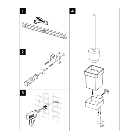 Ершик для унитаза LeMark Smooth line 9761019