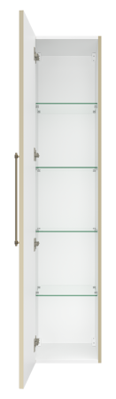 Шкаф-пенал Brevita Alicante ALI-05035-03 40х170 подвесной цвет бежевый