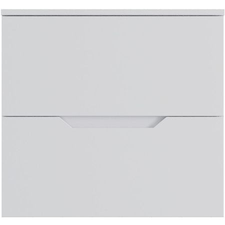 Тумба под раковину Orange Line Li-60TuwMDF 60х50 подвесная цвет белый