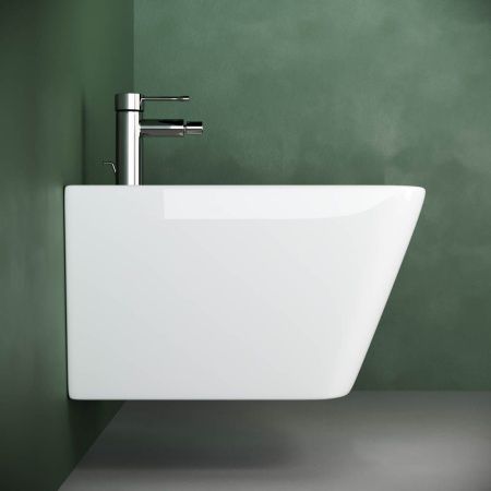 Биде подвесное Ceramica Nova METRIC CN3008 цвет белый