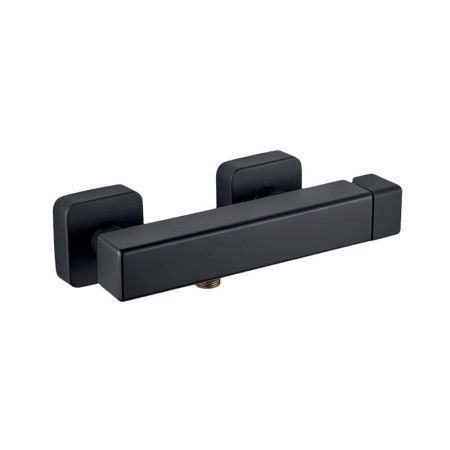 Смеситель для ванны и душа Webert OX870102560 настенный черный