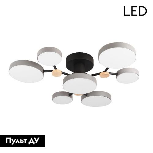 Люстра потолочная LED4U L3201-700 GR - фото 2