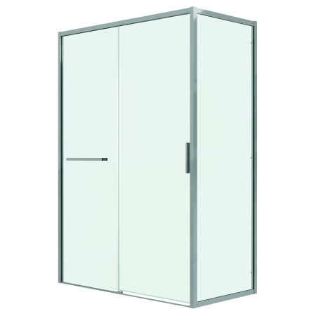 Боковая стенка Grossman Style 200.K33.05.100.10.00 100x195 стекло прозрачное профиль хром