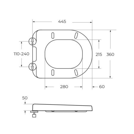 Крышка сиденье для унитаза BelBagno Marino BB105SC