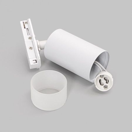Трековый однофазный светильник IMEX Leon GU10 (Леон ГУ10) IL.0010.0014 WH