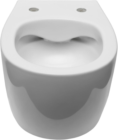 Чаша унитаза подвесная Allen Brau Fantasy 4.11004.21 цвет белый без сиденья безободковая каскадный смыв