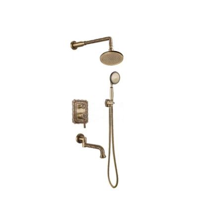 Душевая система Bronze de Luxe 10137R встраиваемая в стену цвет бронза