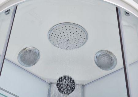 Душевая кабина Timo Imwei XDM-09FW 90х90 четверть круга с крышей ориентация универсальная