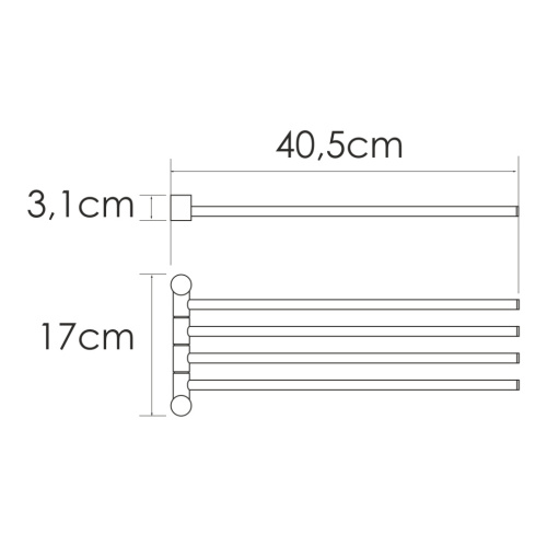 Полотенцедержатель WasserKRAFT 1034N - фото 3