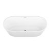 Ванна акриловая Grossman Forta GR-27021 170х75 отдельностоящая овальная с каркасом