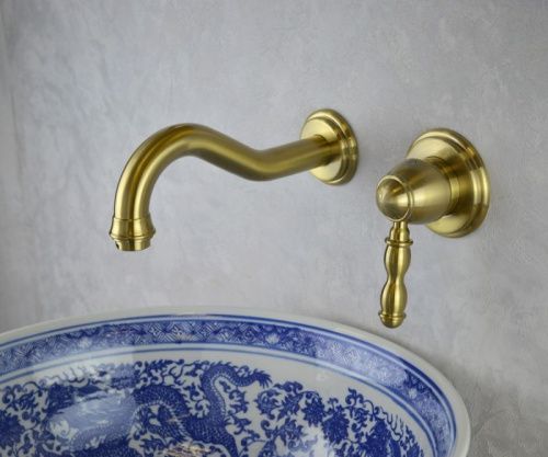 Смеситель для раковины Bronze de Luxe TIFFANY 1920BR встраиваемый в стену бронза - фото 4