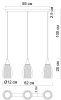 Светильник подвесной Arte Lamp Barry (Барры) A7951SP-3GO