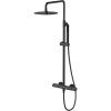 Душевая стойка Allen Brau Liberty 5.33007-31 настенная цвет черный