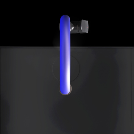 Смеситель для кухни Am.Pm Like F8007827 на мойку черный/синий