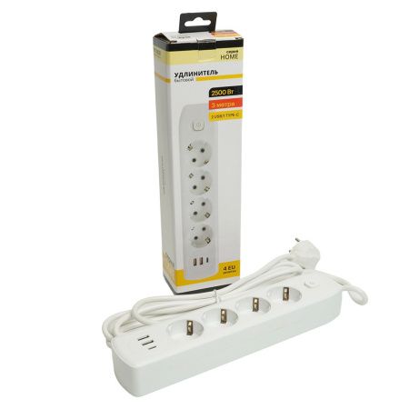 Удлинитель Stekker HM08-43-02 49978