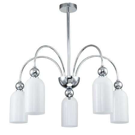 Люстра на штанге Escada Ode (Оде) 686/5PL Chrome