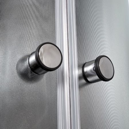 Душевая кабина AvaCan B90SBLACK 90х90 четверть круга с крышей ориентация универсальная