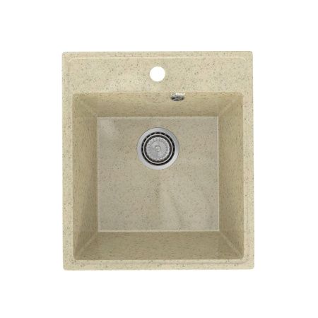 Кухонная мойка Practik PR-425 PR-M-425-002 45х50 цвет бежевый поверхность глянцевая