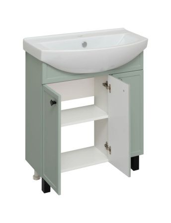 Тумба под раковину Runo Римини 00-00001275 70х30 напольная цвет зеленый