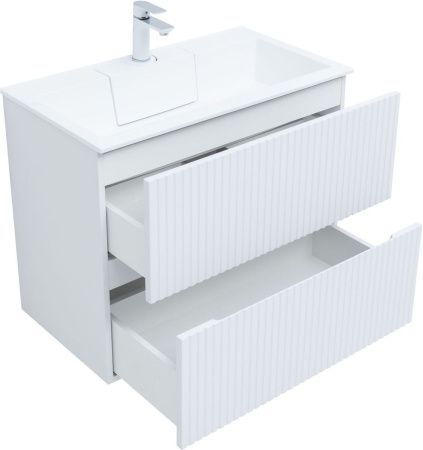 Тумба под раковину Aquanet Джейн 00313286 80х40 подвесная цвет белый