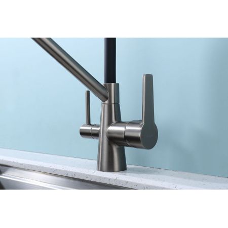 Смеситель для кухни Raglo R80 R80.62.09 на мойку графит