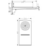 Верхний душ Hansgrohe Raindance Rainfall 28433000 20х45 хром