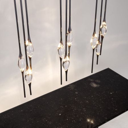 Светильник подвесной Delight Collection Pezzo (Пеззо) OM82113-9 pearl black