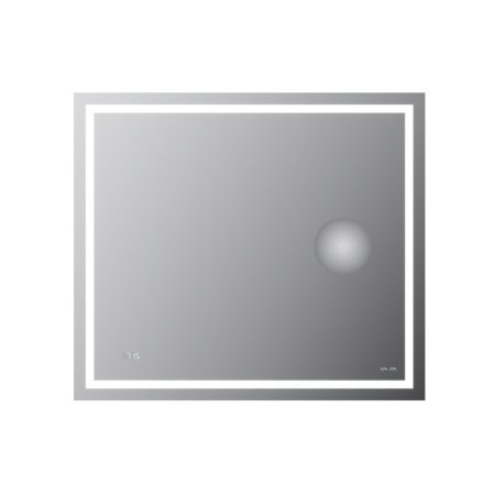 Зеркало в ванную Am.Pm Gem M91AMOX0803WG 80х70 цвет серебро