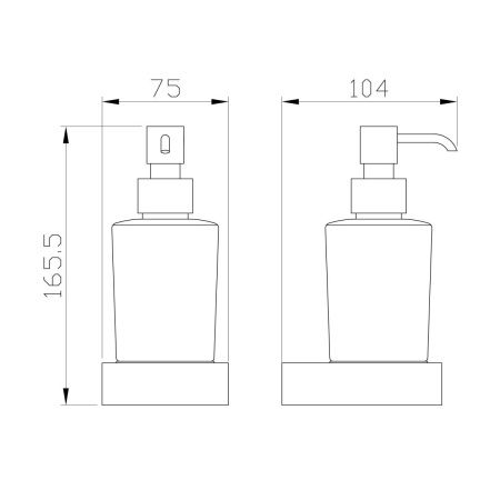 Дозатор для мыла Wonzon & Woghand WW-9533