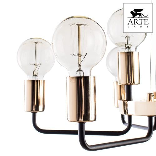 Люстра подвесная Arte Lamp Gelo (Гело) A6001LM-9BK - фото 2