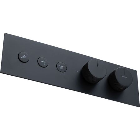 Смеситель для ванны с душем Allen Brau Liberty 5.33003-31 встраиваемый в стену черный с термостатом