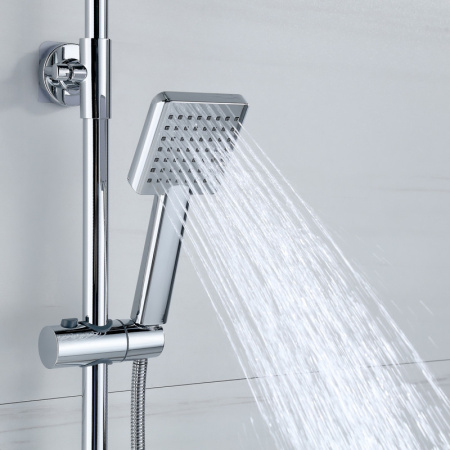 Душевая стойка Bond Cube B01-9400 настенная цвет хром глянцевый