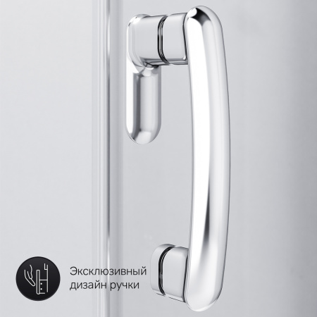 Душевой уголок Am.Pm Like W83G-315-090CT 90х90 стекло прозрачное профиль хром глянцевый без поддона