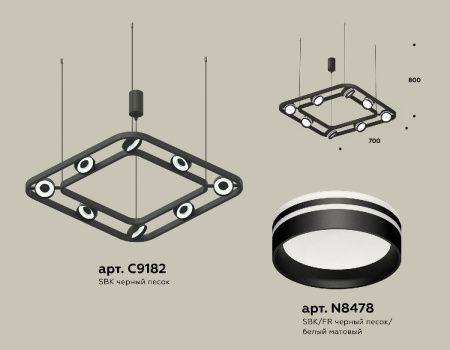Люстра подвесная Ambrella Light Traditional (Традитионал) XB9182153