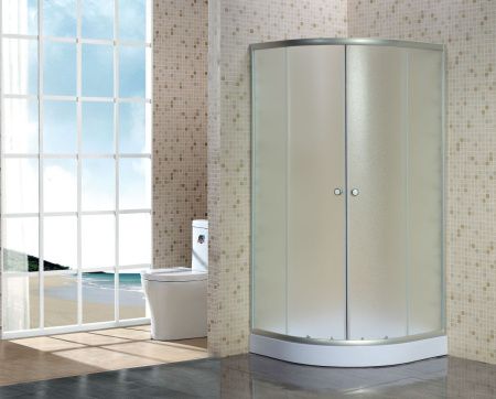 Душевой уголок Niagara Eco _0031422 80х80 стекло матовое профиль хром с поддоном