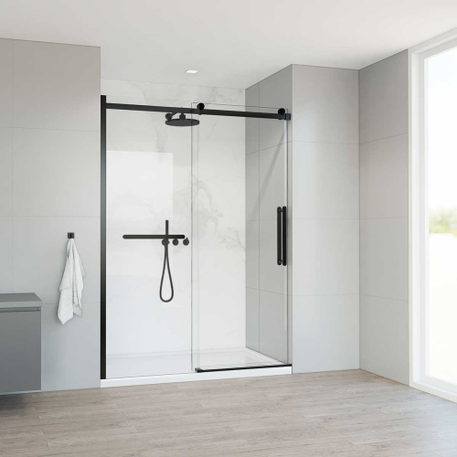 Душевая дверь Vincea Como Soft VDS-1CS150CLB 150х195 стекло прозрачное профиль черный