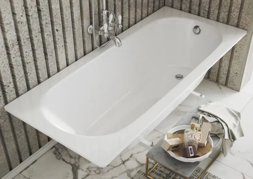 Ванна из литьевго мрамора Taliente Orta Stretto OR17070Stretto 170х70 пристенная прямоугольная без каркаса - фото 2