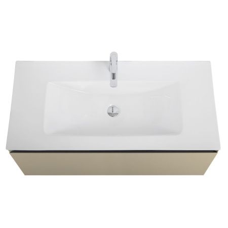 Тумба под раковину Art&Max Latina AM-Latina-1000-1C-SO-BGM 100х50 подвесная цвет бежевый