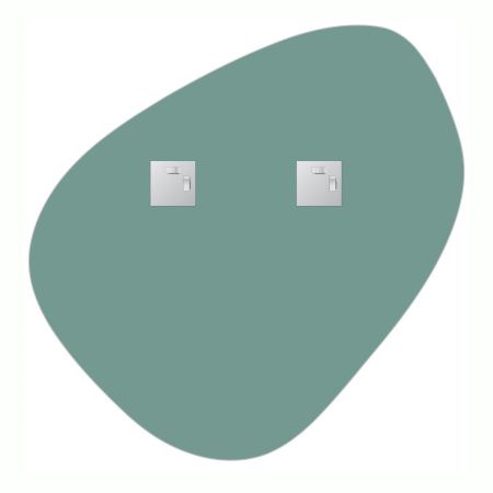 Зеркало Evoform Primary BY 0115 70х70 подвесное