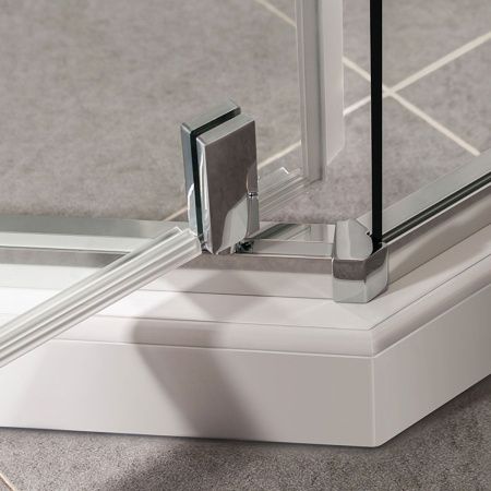 Душевой уголок Vincea Slim-U VSP-2SU900CL 90х90 стекло прозрачное профиль хром без поддона