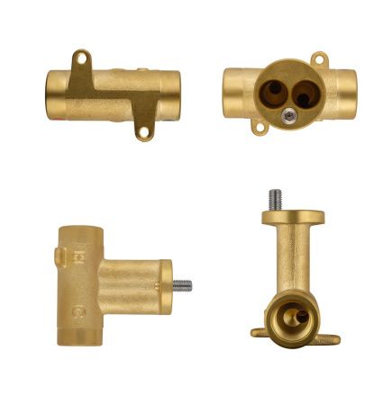 Смеситель для ванны и душа Wonzon & Woghand WW-88829909-BN встраиваемый в стену никель с термостатом