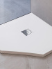 Душевой поддон из искусственного камня RGW Stone Tray (Стоун Трей) 16155100-01 100х100 белый без ножек
