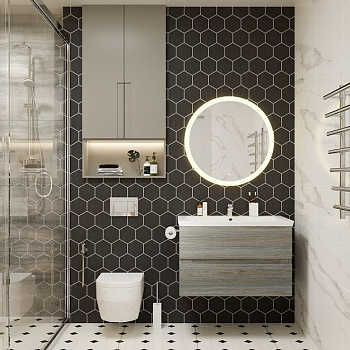 Зеркало в ванную Art&Max BOLZANO AM-Boz-780-DS-C 78х78